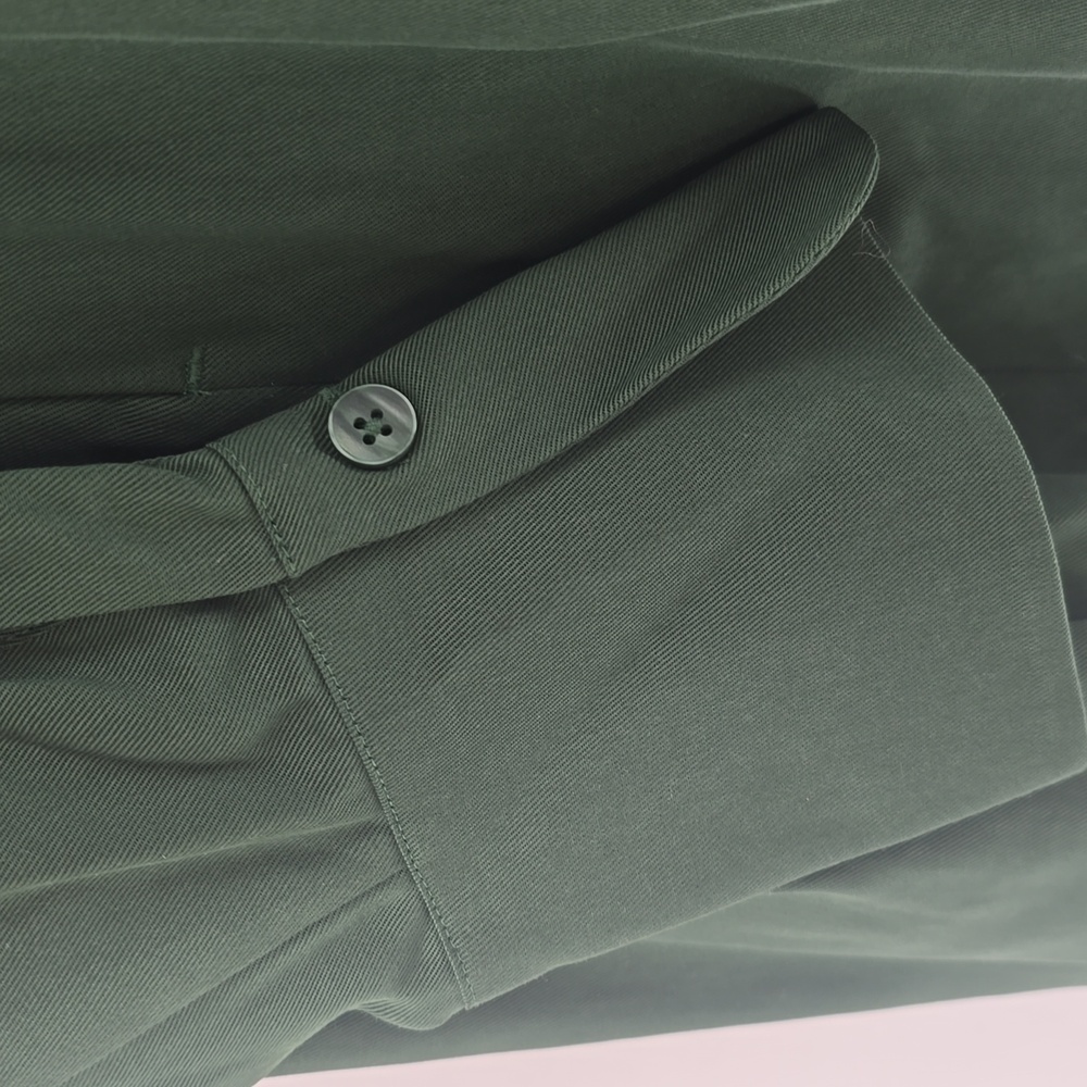 Darling Forrest Green Shirt Dress - Picture 10 of 13